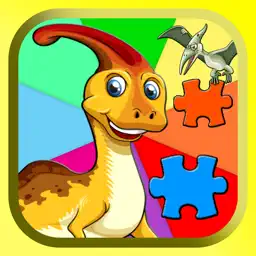 恐龙世界 動畫片 卡通拼图 宝宝 谜题 自由 嬰兒遊戲 2