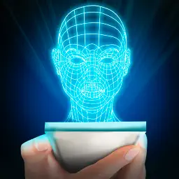 Hologram Human Head 3D Prank